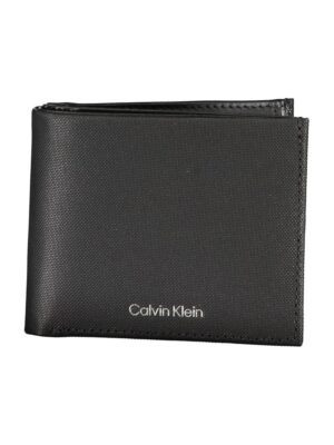 Calvin Klein Elegant Black Leather Wallet with RFID Block