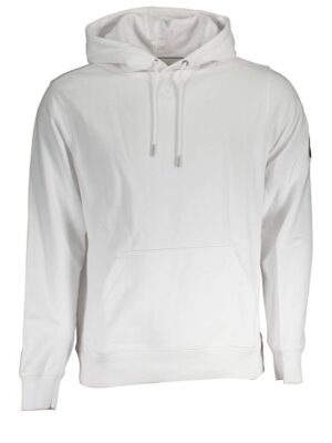 Calvin Klein White Cotton Men Sweatshirt