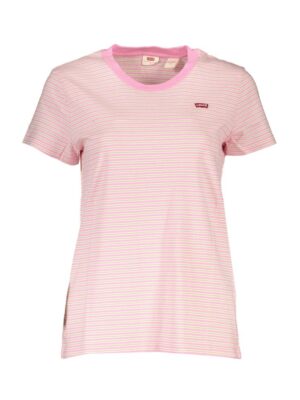 Levi's Pink Cotton Women T-Shirt