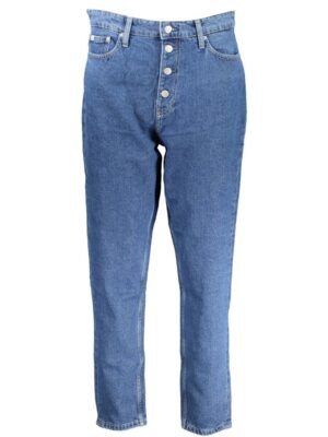 Calvin Klein Blue Cotton Women Jeans
