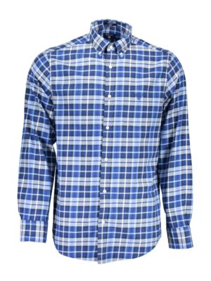 Gant Blue Cotton Men Shirt