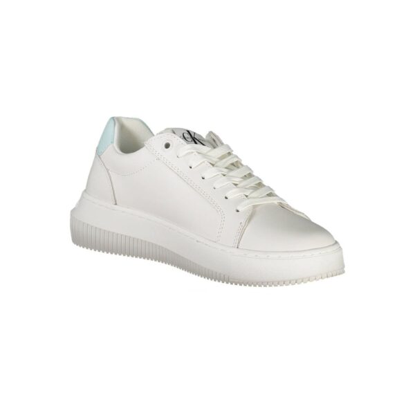 Calvin Klein White Leather Women Sneaker - Image 2