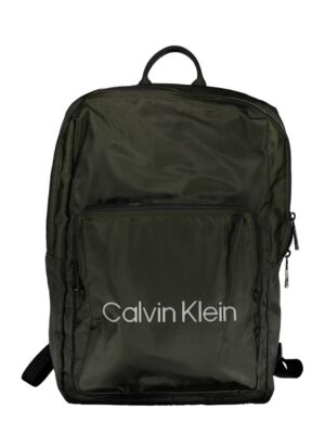 Calvin Klein Green Polyester Men Backpack