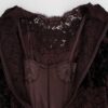 Dolce & Gabbana Elegant Purple Floral Lace Maxi Dress - Image 6