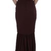 Dolce & Gabbana Elegant Bordeaux Sheath Dress - Image 3