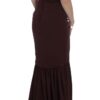 Dolce & Gabbana Elegant Bordeaux Sheath Dress - Image 4