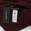 Dolce & Gabbana Elegant Bordeaux Sheath Dress - Image 7