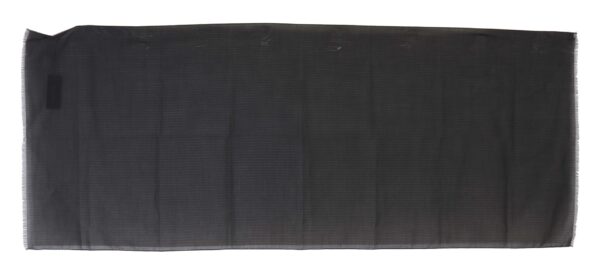 Dolce & Gabbana Elegant Gray Striped Wool Men's Scarf - Image 4