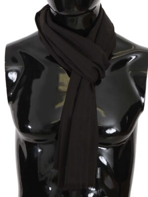Dolce & Gabbana Elegant Striped Wool Men's Scarf