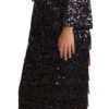 Dolce & Gabbana Sequined Shift Midi Dress – Timeless Elegance - Image 5