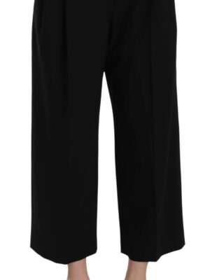 Dolce & Gabbana Elegant Black Cotton Trousers