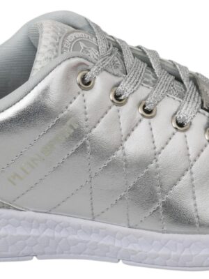 Philipp Plein Sleek Silver Sneakers for Trendsetters