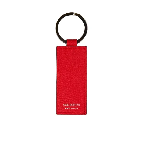 Neil Barrett Red Leather Men Keychain - Image 2