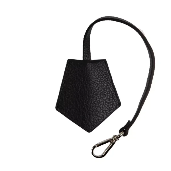 Neil Barrett Black Leather Men Keychain - Image 2