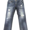 Jacob Cohen Blue Cotton Women Jeans with Straight Leg and Small Rips - Image 2