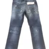 Jacob Cohen Blue Cotton Women Jeans with Straight Leg and Small Rips - Image 3