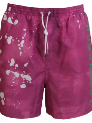 Dsquared² Pink Tie Dye Swim Shorts Boxer