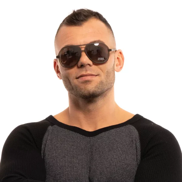 Guess Brown Men Sunglasses - Image 4