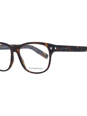 Ermenegildo Zegna Brown Men Optical Frames