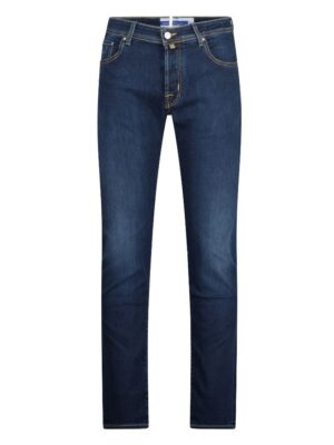 Jacob Cohen Elegant Slim Fit Dark Blue Jeans