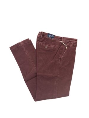 Jacob Cohen Burgundy Cotton Men Chino