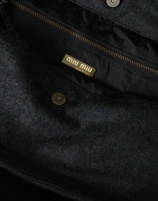 Miu Miu Chic Black Denim Tote for Everyday Elegance - Image 5