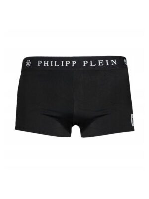 Philipp Plein Black Polyamide Men's Swimwear Boxer