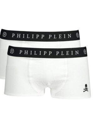 Philipp Plein White Cotton Men's Boxer