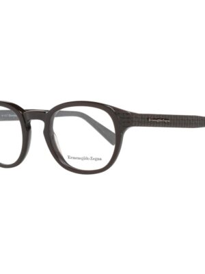 Ermenegildo Zegna Brown Men Optical Frames