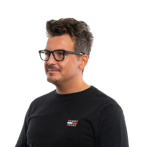 Ermenegildo Zegna Black Men Optical Frames - Image 4