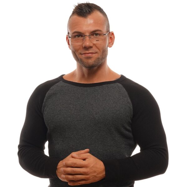 BMW Gray Men Optical Frames - Image 4
