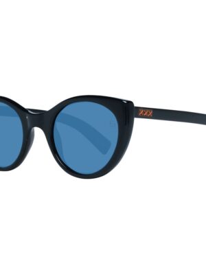 Ermenegildo Zegna Black Unisex Sunglasses