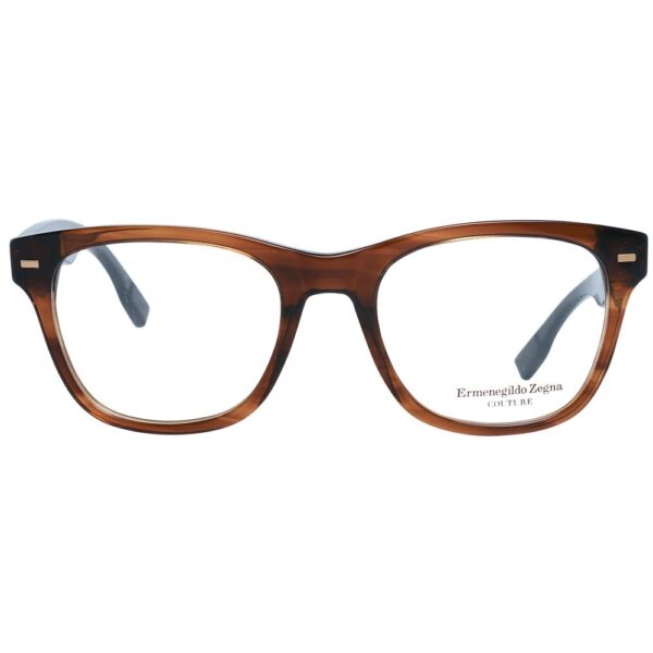 Ermenegildo Zegna Brown Men Optical Frames - Image 2