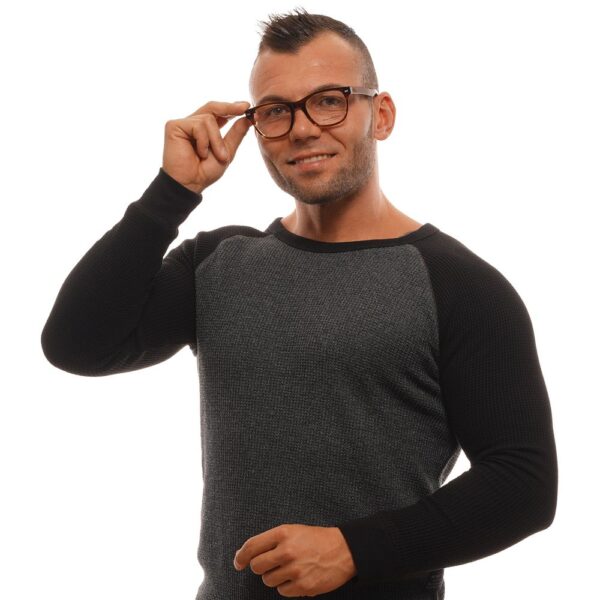 Ermenegildo Zegna Brown Men Optical Frames - Image 4
