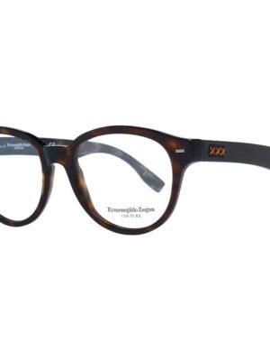 Ermenegildo Zegna Brown Men Optical Frames