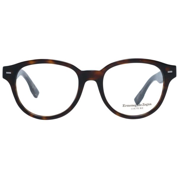 Ermenegildo Zegna Brown Men Optical Frames - Image 2