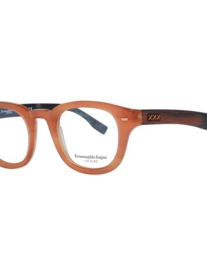 Ermenegildo Zegna Brown Men Optical Frames