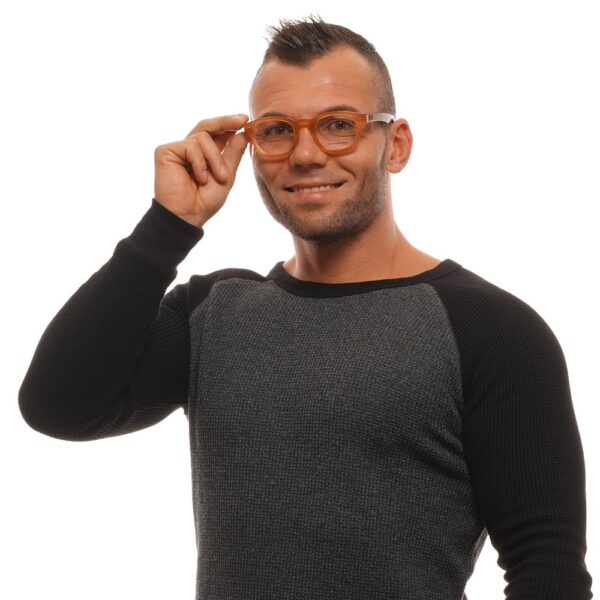 Ermenegildo Zegna Brown Men Optical Frames - Image 4