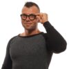 Ermenegildo Zegna Black Men Optical Frames - Image 4