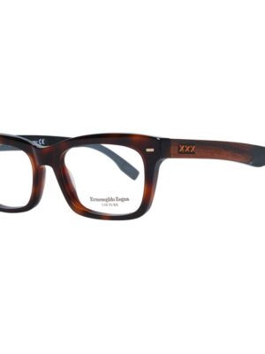 Ermenegildo Zegna Brown Men Optical Frames