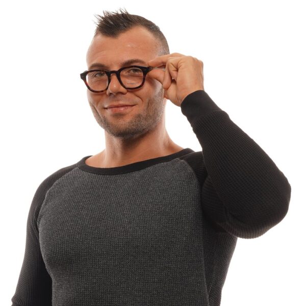 Ermenegildo Zegna Brown Men Optical Frames - Image 4
