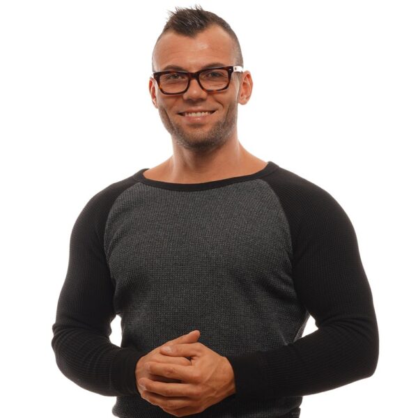 Ermenegildo Zegna Brown Men Optical Frames - Image 4