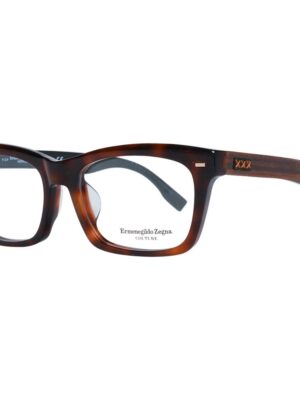 Ermenegildo Zegna Brown Men Optical Frames