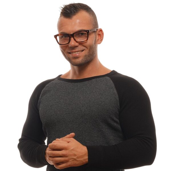 Ermenegildo Zegna Brown Men Optical Frames - Image 4