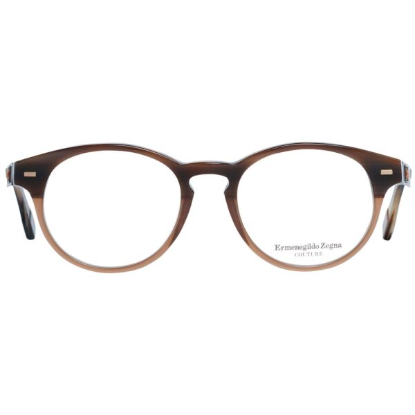 Ermenegildo Zegna Brown Men Optical Frames - Image 2