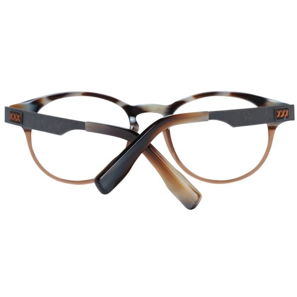 Ermenegildo Zegna Brown Men Optical Frames - Image 3