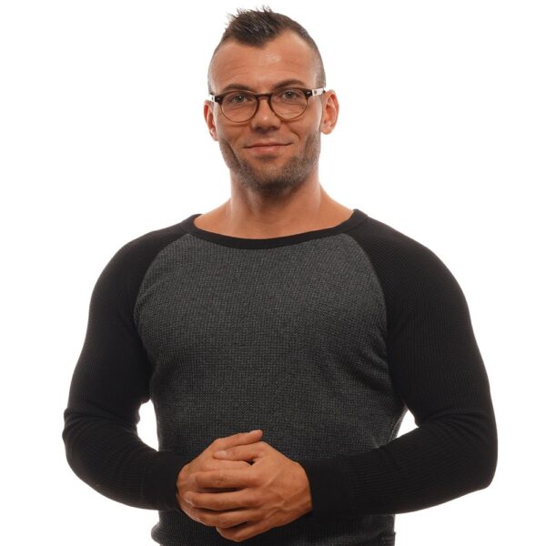 Ermenegildo Zegna Brown Men Optical Frames - Image 4