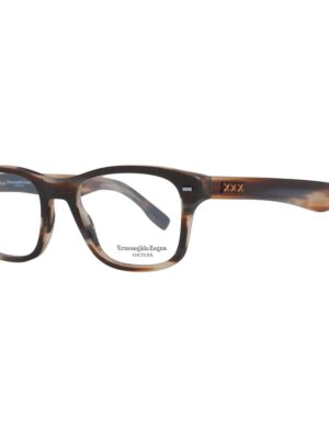 Ermenegildo Zegna Brown Men Optical Frames