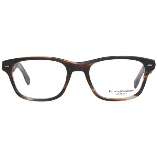 Ermenegildo Zegna Brown Men Optical Frames - Image 2