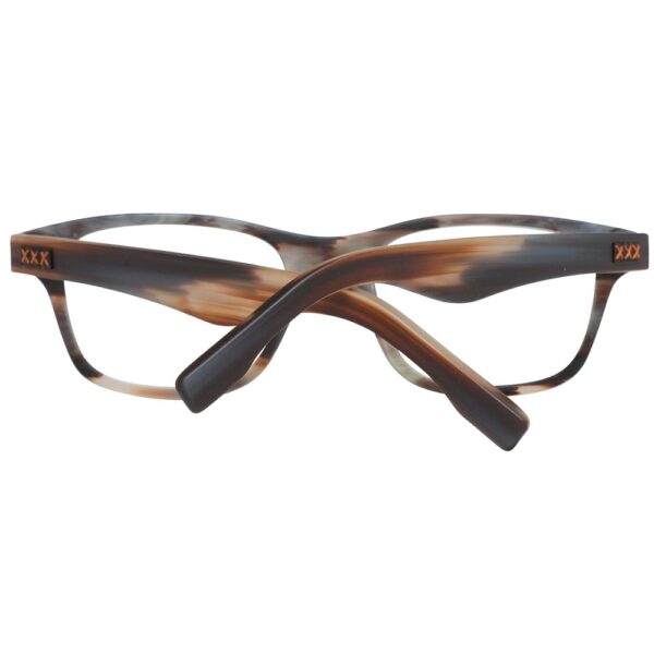 Ermenegildo Zegna Brown Men Optical Frames - Image 3